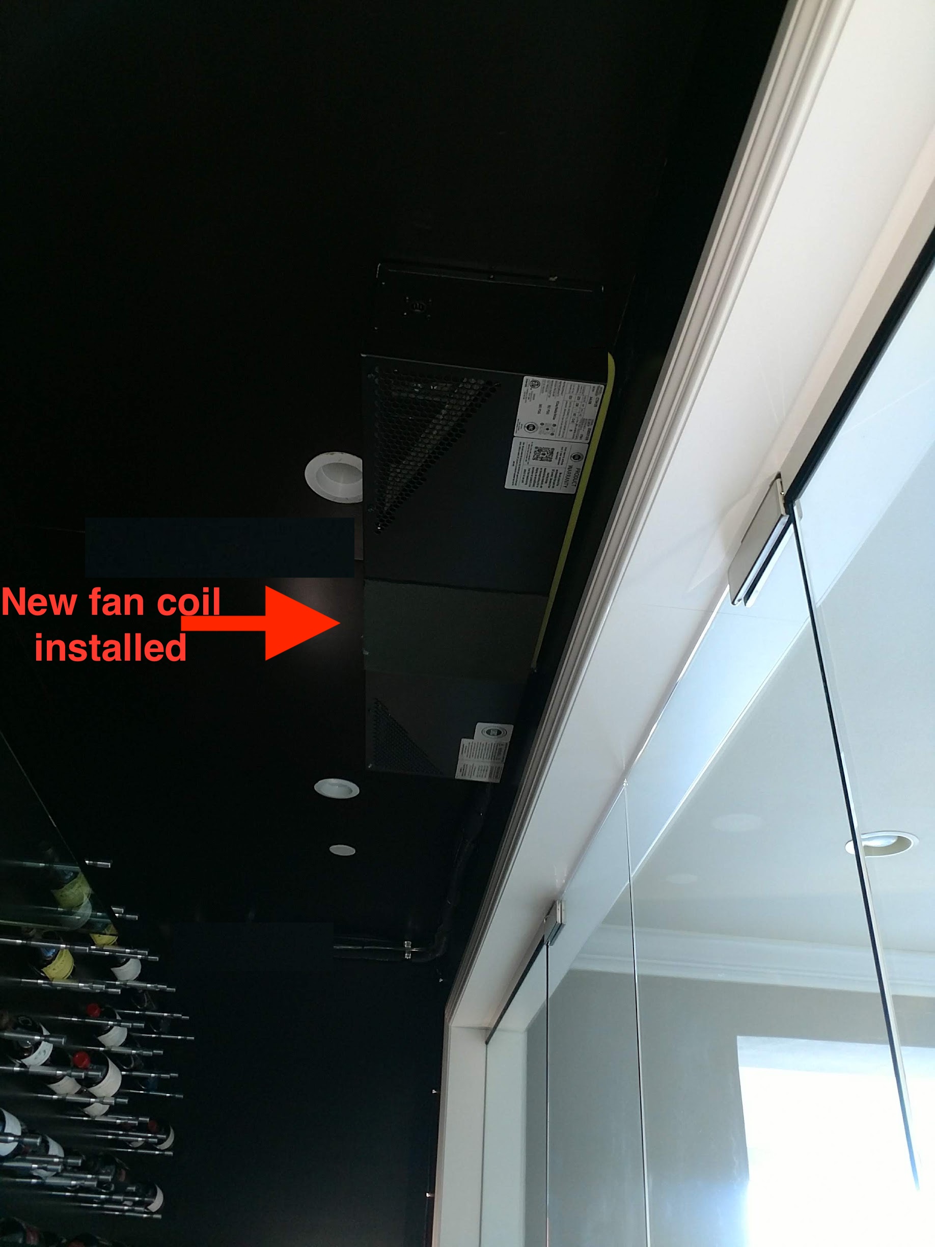 Wine storage Refrigeration system